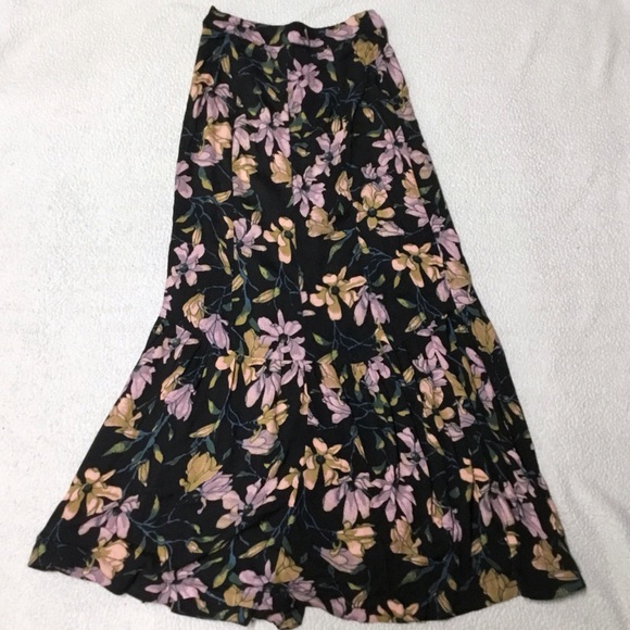Free People Button-up Floral Maxi Skirt - Picture 5 of 13